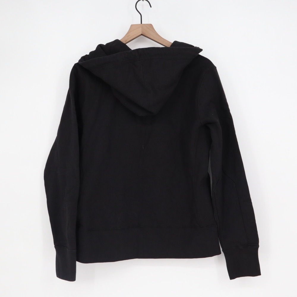 American Giant Black Full Zip Hoodie Sportswear Company Women Size L 100% Cotton - Picture 6 of 7